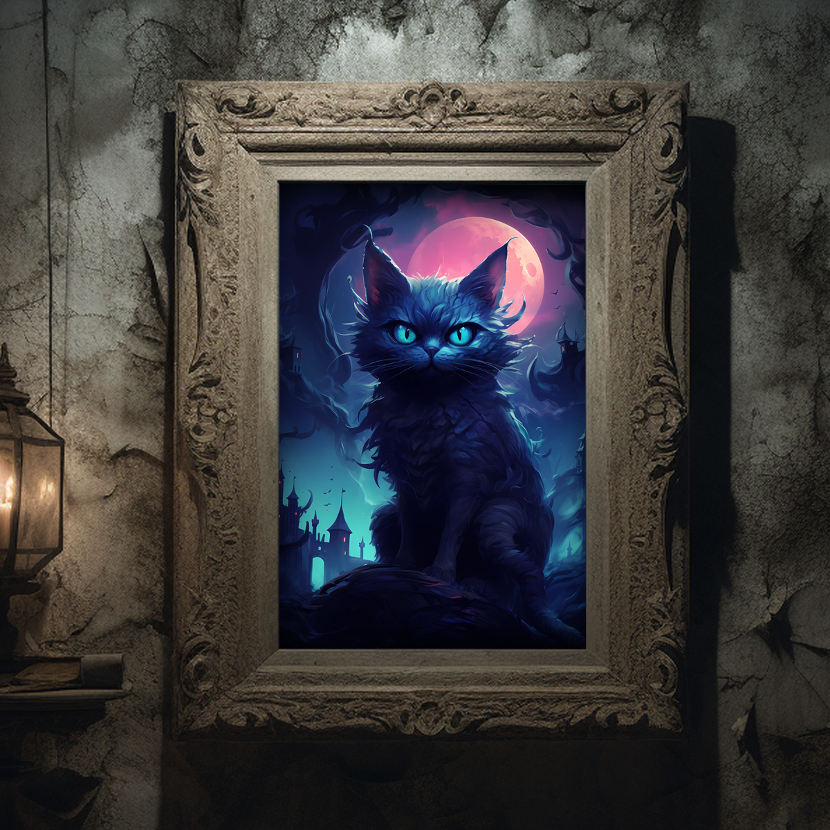 Cat's Nightmare Art Print